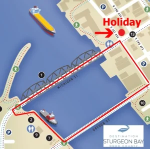 Map of Bridge Loop Walk in proximity to The Holiday