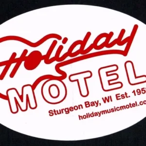 holiday music motel bumper sticker