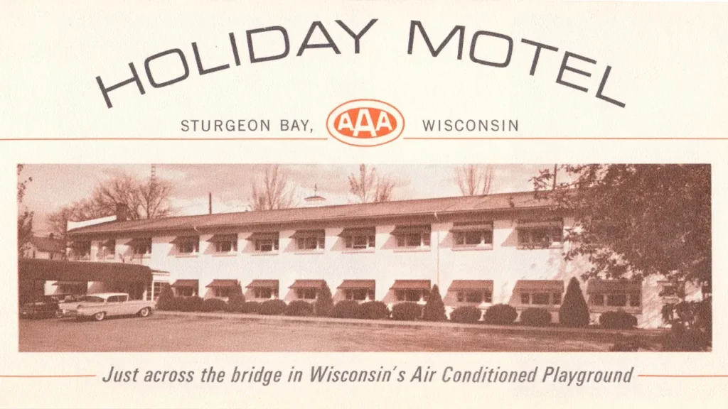Vintage brochure for the Holiday Music Motel