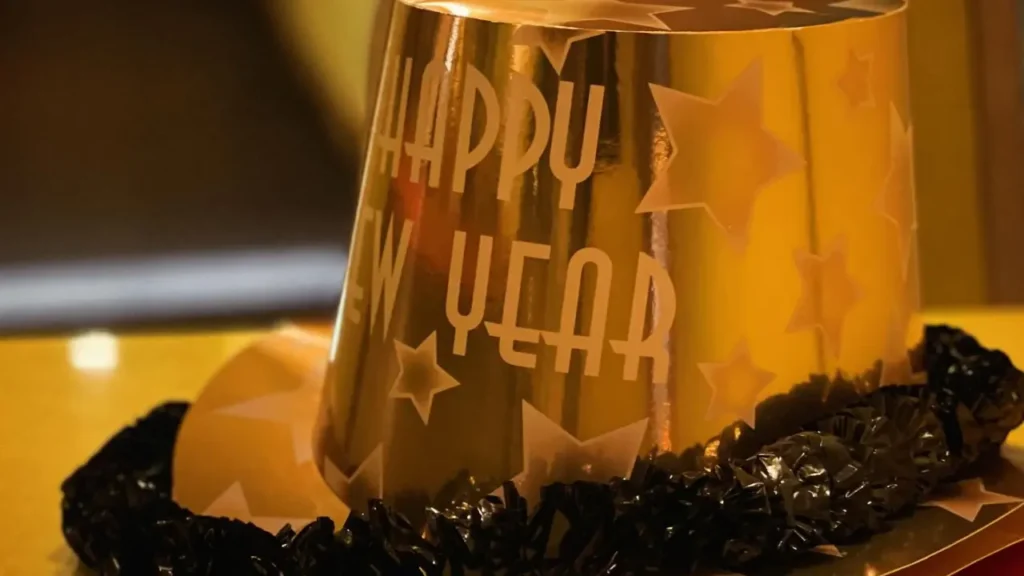 Happy New Year Top Hat